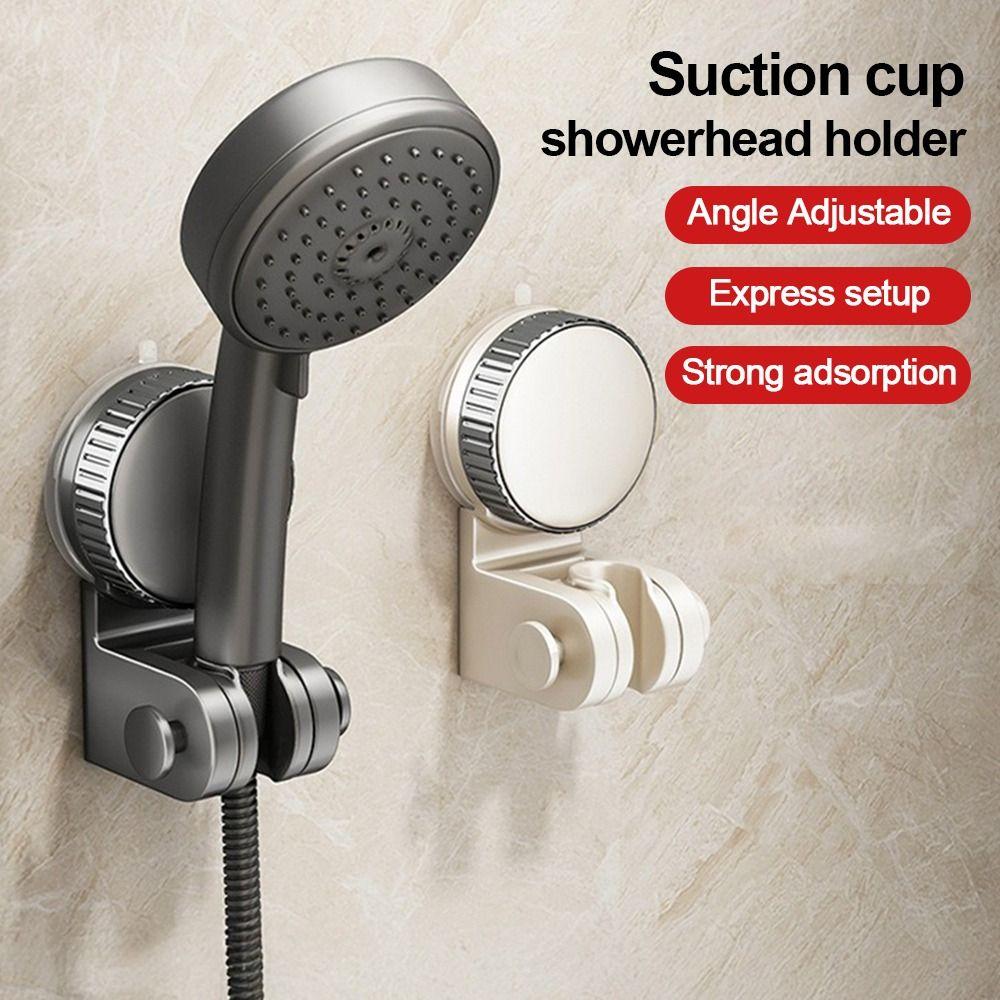 Wall Mounted Shower Head Holder Suction Cup Sprayer Fixed Base Bathroom Accessories