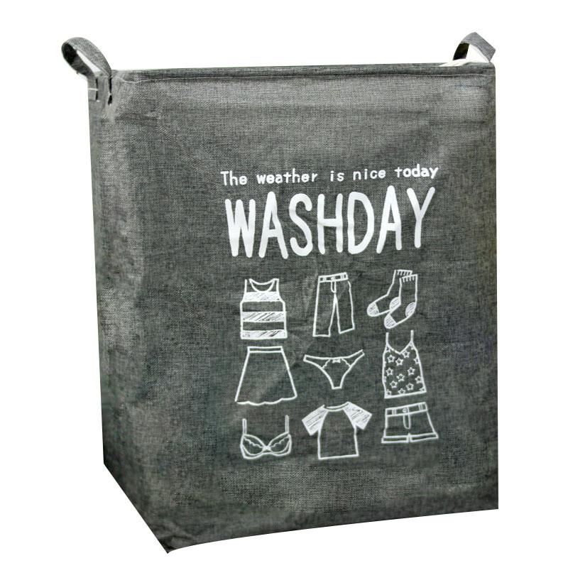 Modern Simple Laundry Basket With Foldable Design For Bedroom And Hotel Use