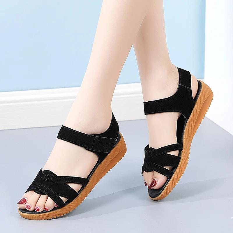 New Summer Flat Women's Shoes Sandals Outdoor Walking Comfortable Female Casual Slippers Women Sandalias Mujer