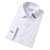 S.t. Dupont Long Sleeve Slim Fit Signature Collar White Shirt Se5fm22ls932swh