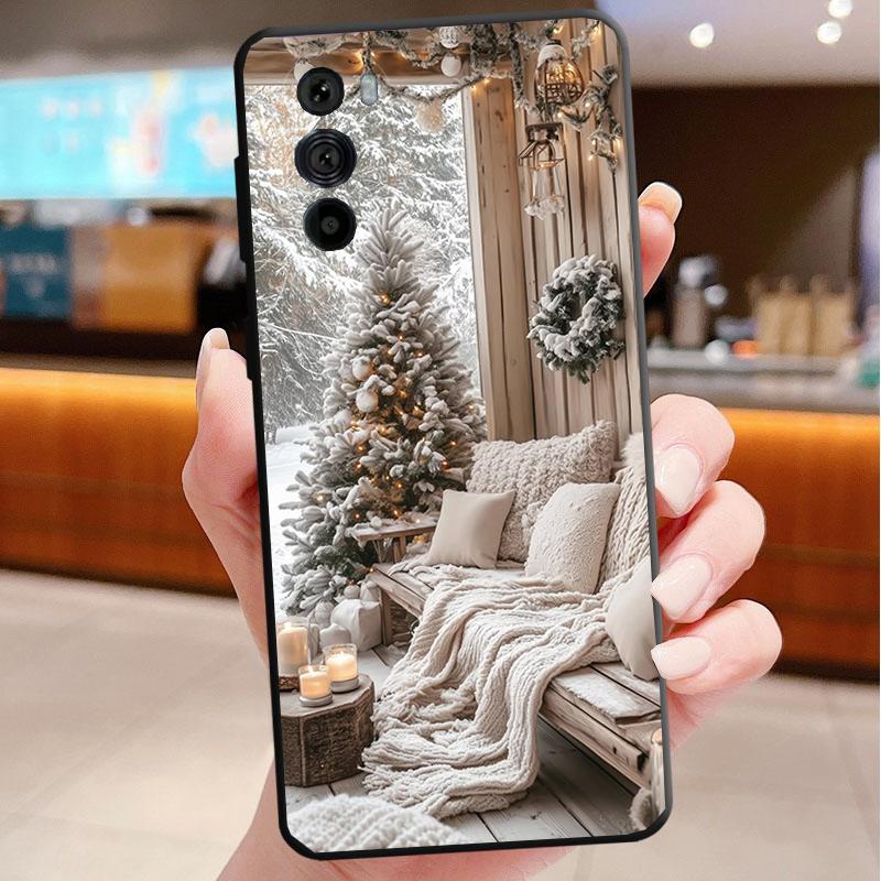 Phone Case For Motorola Edge 50 40 Pro 60 50 40 30 Ultra Neo Fusion Moto G Play G Stylus G Power G Christmas Tree