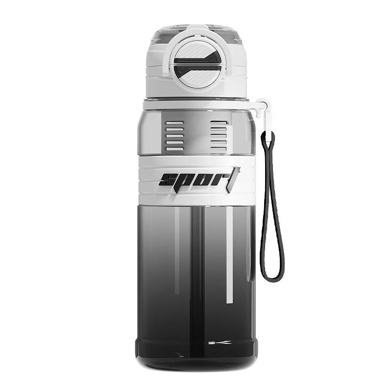Water bottle New large-capacity fitness sports water cup Double drink High value outdoor kettle High temperature resistant student plastic cup