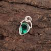Sisters Day Sale Green Emerald Gemstone 925 Silver Anniversary Pendant Jewelry PP-56-7