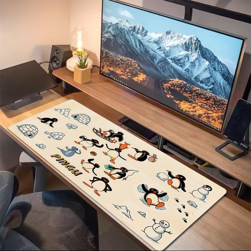 Black Duck Sticker Large Size Mouse Pad Large Gaming Table Cushion Nonslip Laptop Tablet Big Mousepad Xxl Mat Mini Pc Playmat With Lock Edge