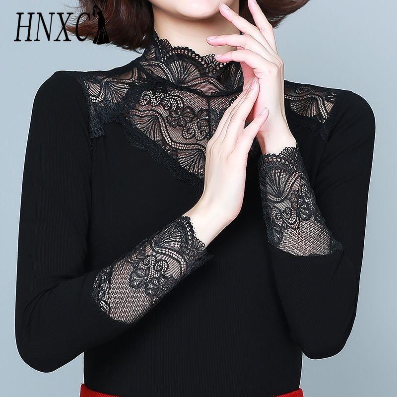 HNXC Women's Fashion Casual Solid Color Print Blouses & Shirts