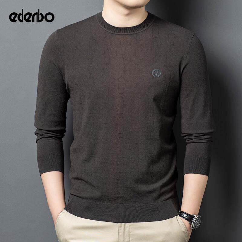 

Мужской свитер с длинным рукавом и круглым вырезом Edenbo XL