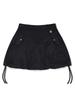Kirsh Collection Suede Pumpkin Skirt [Charcoal]