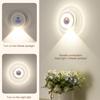 LED Motion Sensor Night Light with Digital Clock 3 Color Temperatures Stepless Dimming Motion Activated Night Lamp
