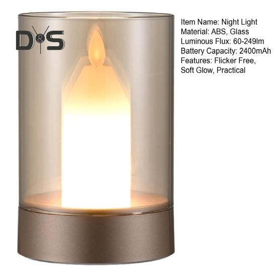 LED Nattlampa med Gestkontroll Mjukt Sken Flimmerfri Rörelsesensorteknik Sänglampa Simulering Ljus Dekoration