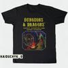 Dungeons and Dragons Fantasy Adventure Unisex Black T-shirt Size S-5XL