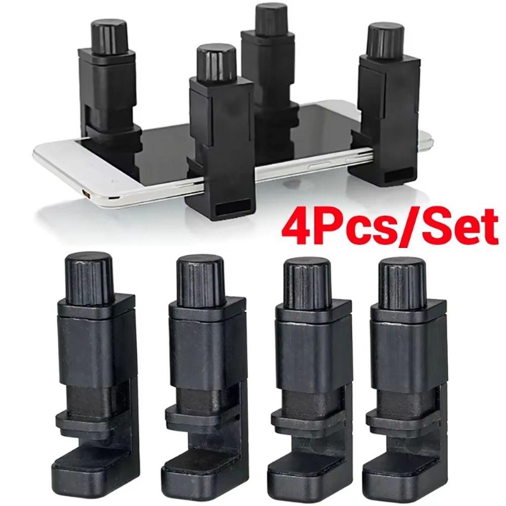 4Pcs Repair Tools Phone Fixture Clamp Adjustable Fastening Clip  for Smartphone Tablet