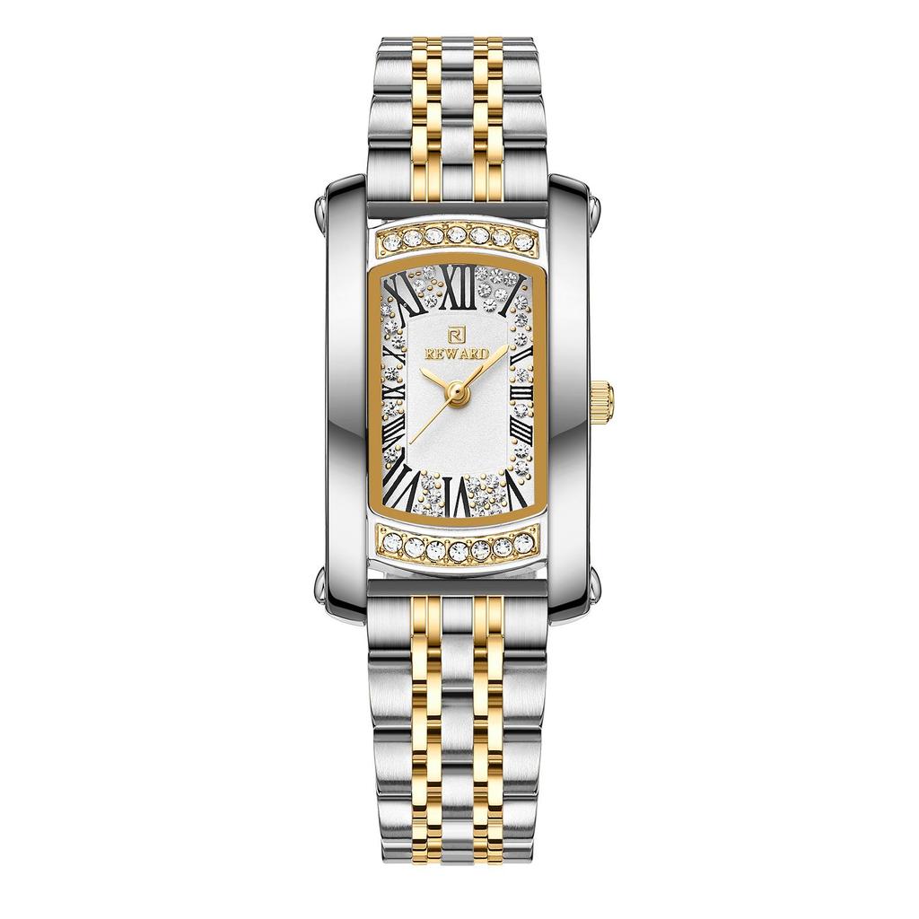 Exquisite Women's Waterproof Square Quartz Wristwatch - Light Luxury Fashion Bestseller