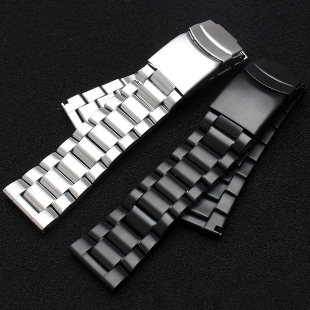 Sibehill Replacement Stainless Steel Watch Band for Luminox 22mm and 23mm Watches with Adjustment Tool