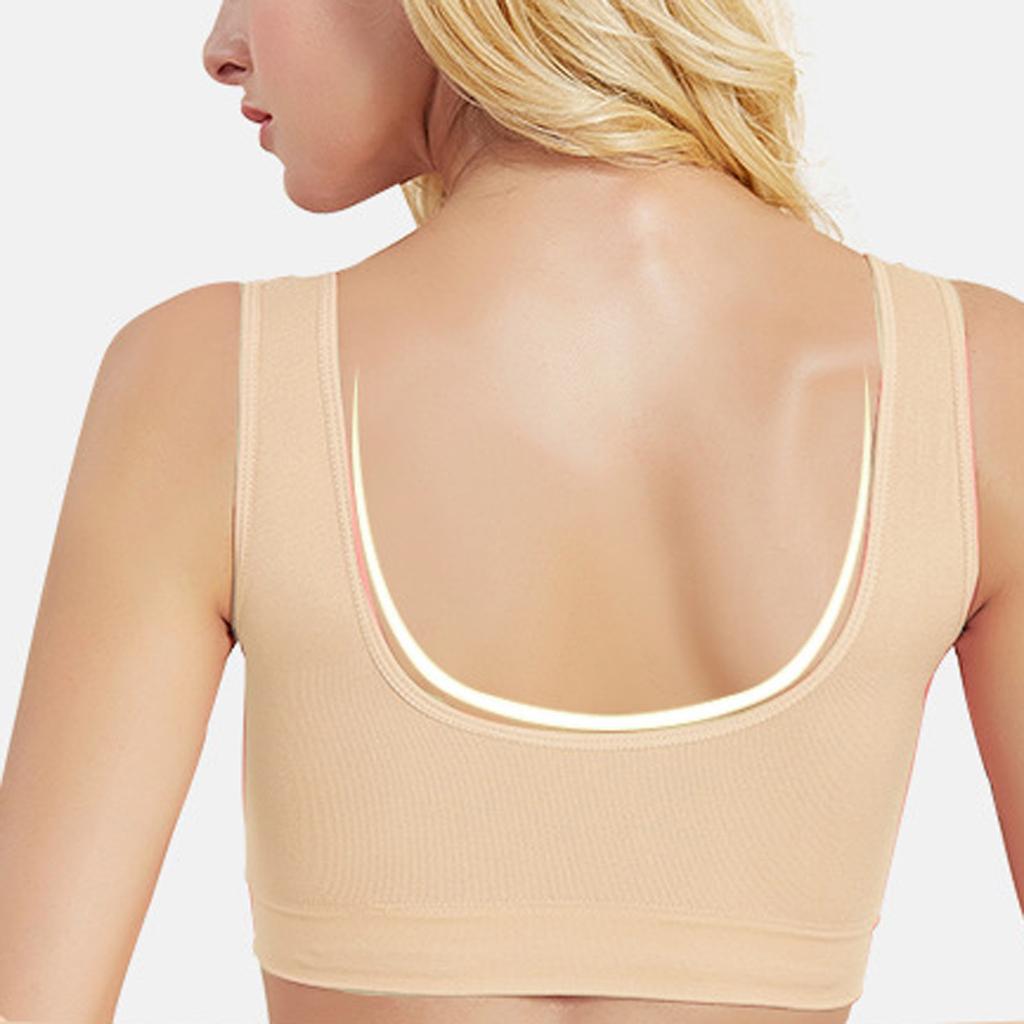 Seamless Comfort Sports Bras for Women, 5-Pack, Wireless, Breathable, Stretchy, Ideal for Yoga, Gym, Everyday Wear