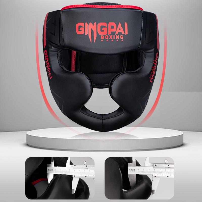 Kickbox-Helm Karate Muay Thai Boxhandschuhe Free Fight Kopfschutz MMA Kopfschutz Sanda Training Sport Atmungsaktiv