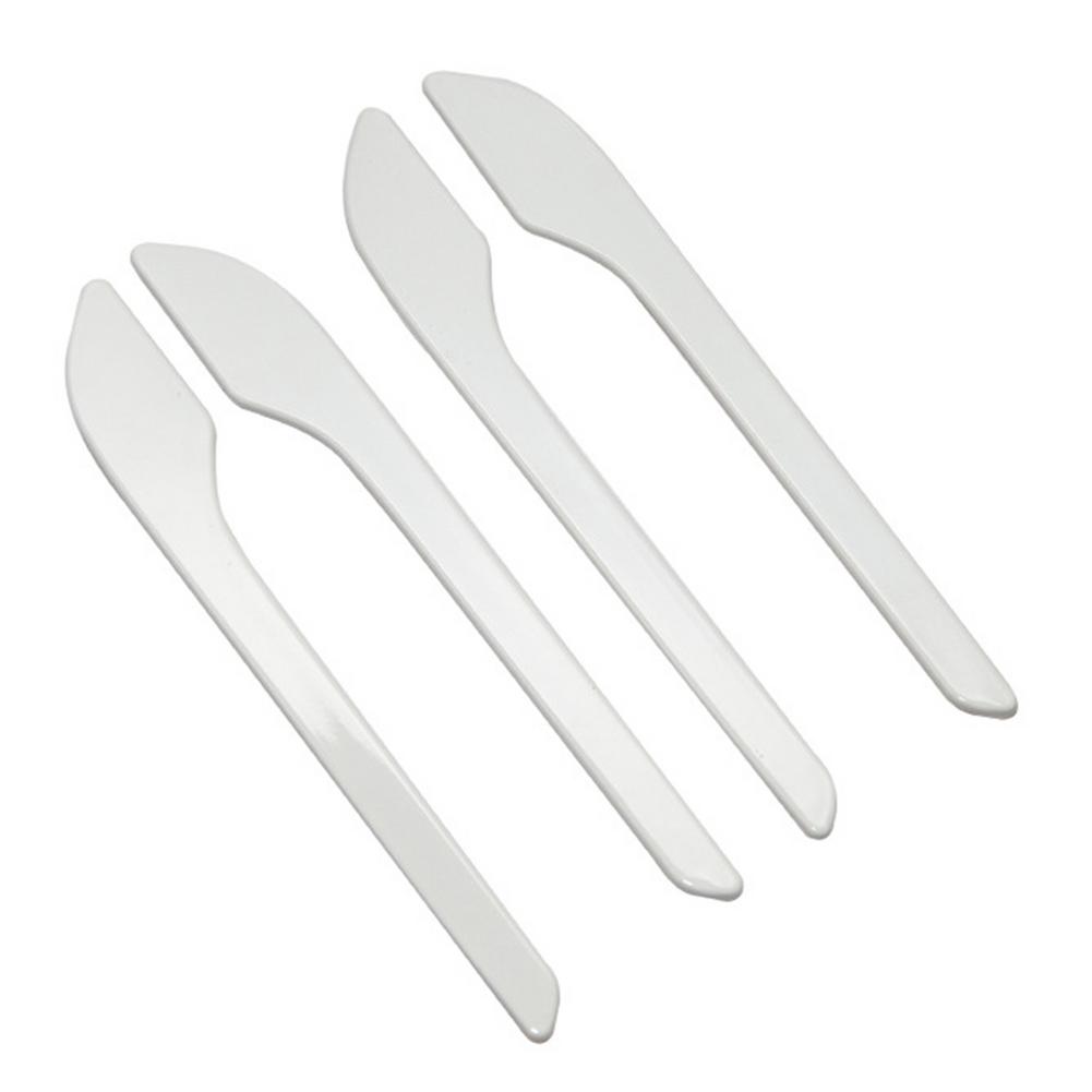 

4 шт. Премиум прочные автозапчасти ABS для Tesla/Y 2017-2020 дверные ручки перчаточные чехлы защитные наклейки белый