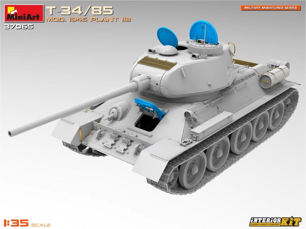 Miniart 1945 112th Factory Interior Kit Plastový model MA37065 1/35 T-34-85