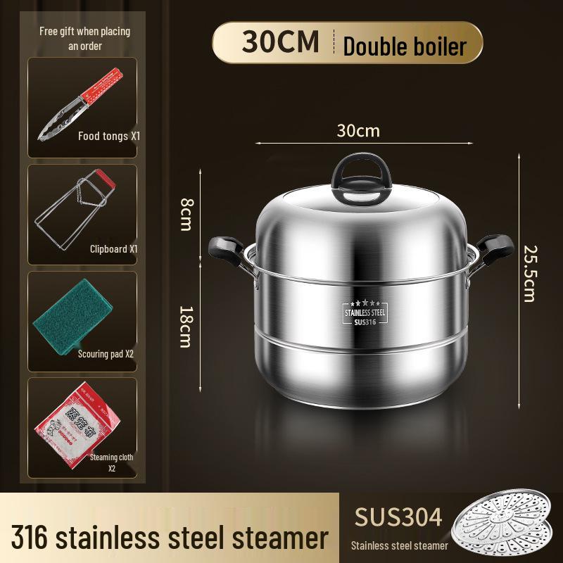 Aburitor Multi-Strat din Oțel Inoxidabil pentru Uz Casnic & Comercial - Compatibil cu Inducție & Gaz