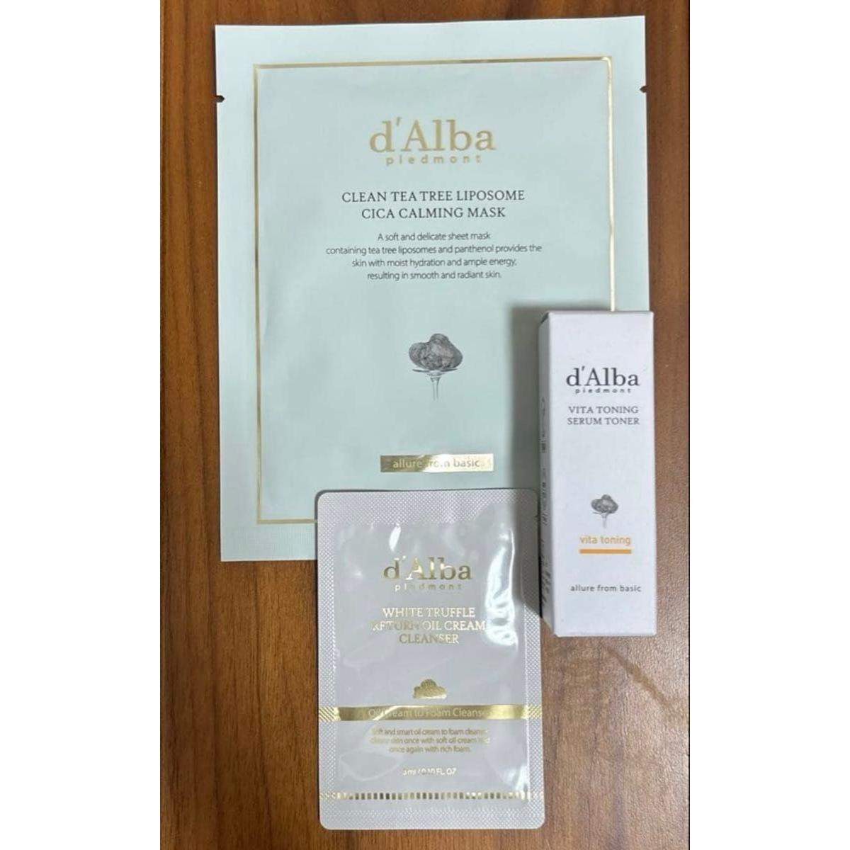 [d Alba] d Alba Skin Care Set Mask Toner Cleanser
