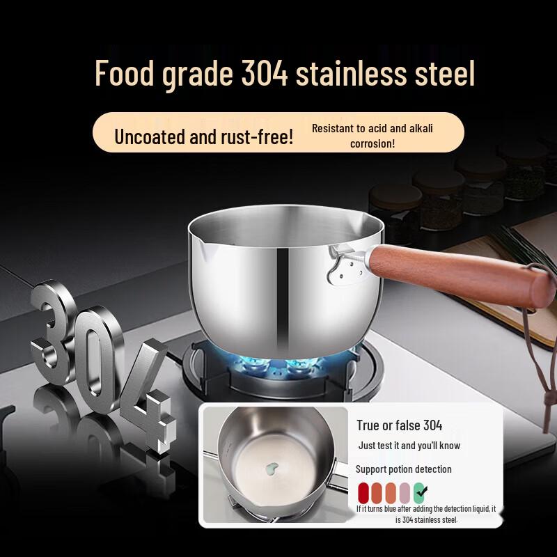 Beilunsi 9cm 304 Stainless Steel Mini Oil Pouring Pot