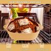 3 Stück Banneton Brot Gärkörbchen Silikon Sauerteig Brotschüssel Oval Sauerteig Brotkorb für Zuhause Küche Backzubehör