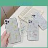 Flowers Soft Dried Flowers Real Tpu Phone Case For Iphone 17 16 Pro 15 14 Pro Max 13 Mini 12 11 Clear Shockproof Case