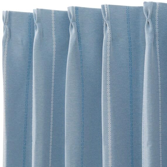 

Nitori RD027 Class 2 Blackout Curtains 100 x 205 cm 2 Pieces Blue NITORI 7325542 синий