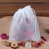 Disposable Non-Woven Drawstring Tea Bags & Herb Filter Pouches