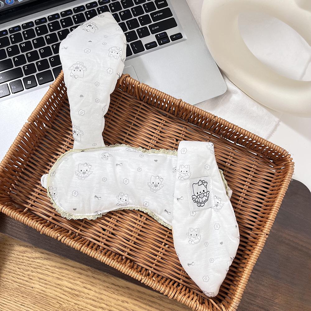 Adorable Bunny Ears Lace Eye Mask - Women's Anime Cartoon Sleep Shade