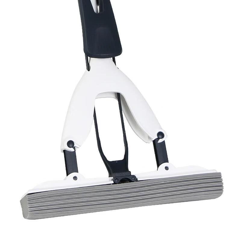 Miaojie Foldable PVA Sponge Mop with 2 Mop Heads