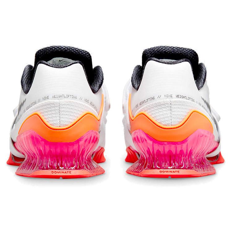 Nike Romaleos 4 Se Branco Carmesim Brilhante Rosa DJ4487-121
