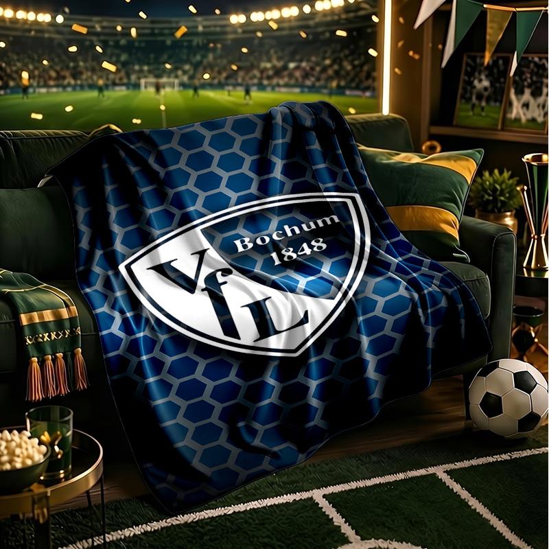Football Bochum Blanket Lightweight Ideal Bedding Blanket Perfect for Travel, Camping, Living Rooms, Offices, Sofas, Fan Christmas gift
