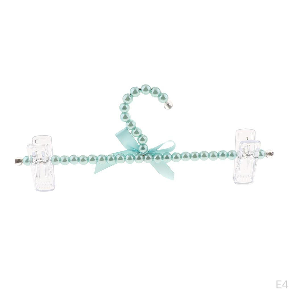 30cm Pearl Bowknot Hangers Adult Clothes Coat Fashion