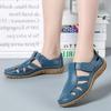 Mary Sandals Essentials Womens Summer Jane Beach Breathable Flat Shoes Closed Toe Casual Soft Walking Sandals For Girl Plus Size