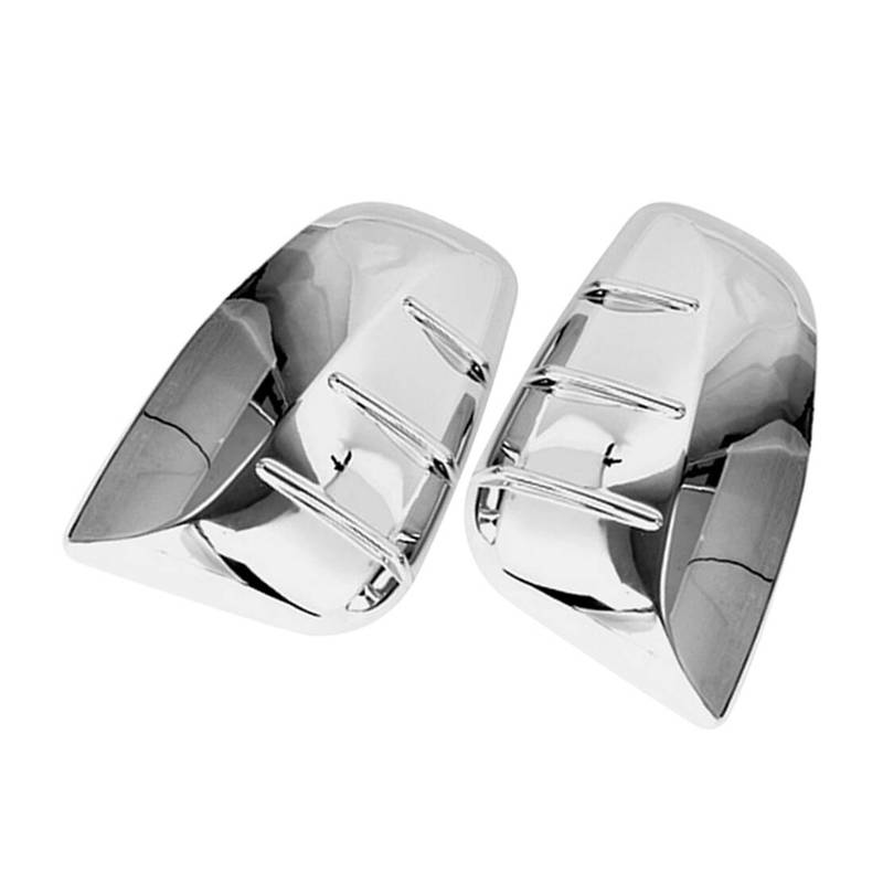 1 Pair Left & Right Side Rearview Mirror Covers Trims Silver ABS Fit for Toyota Sienna