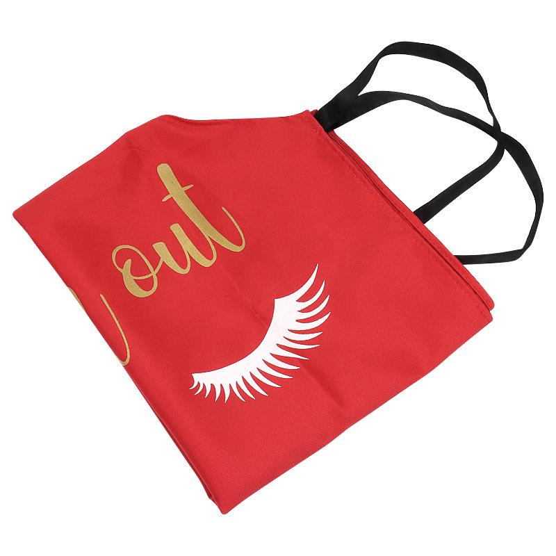Unisex Cotton Linen Eyelash & Nail Art Apron
