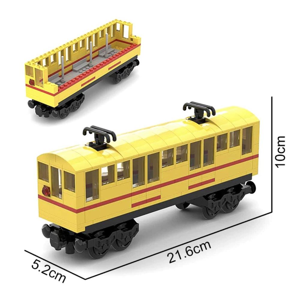 Tank car/Train Car/ Cargo Train small particle assembling building block Creative DIY MOC toy for Children