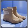 Couple Outdoor Fashionable Waterproof And Anti Slip Short Tube Rain Shoes