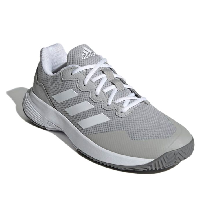 Adidas Gamecourt 2.0 Durable Non-Slip Tennis Shoes Men Sneakers Cool-Grey GW2992