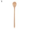 Japanese-Style Long Handle Wooden Spoon Natural Solid Large Wood Soup Scoop Tea Spoons Tableware Porridge Dessert Stirring Spoon