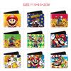 Super Mario Cartoon Full-Color Print Bi-Fold Wallet Anime Student Unisex Short Purse