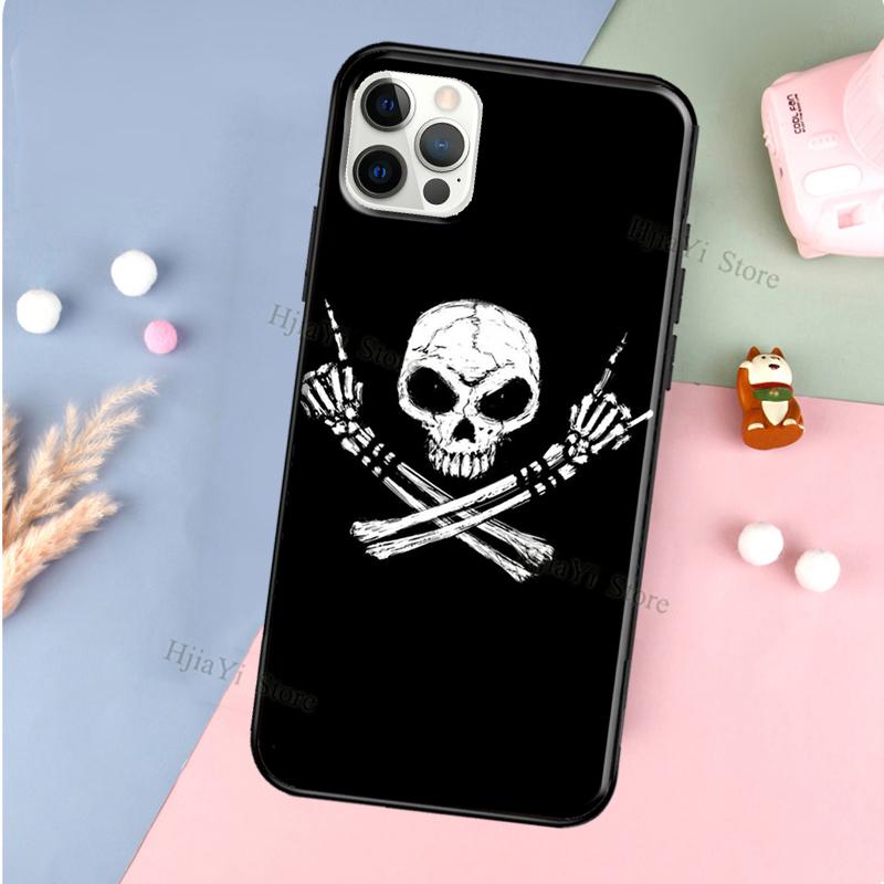 

Чехол для телефона с изображением пиратского черепа и скрещенными костями для Apple iPhone 13 11 Pro Max 12 mini X XR XS Max 8 7 Plus SE 2020, чехол iPhone 13Pro MAX