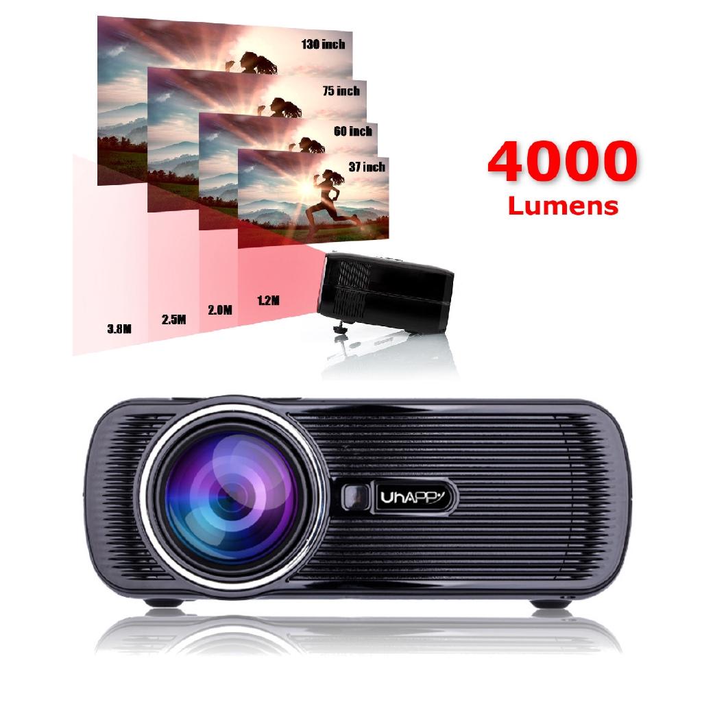 New Mini WIFI 7000 Lumens 1080P HD 3D LED Portable Projector Theater Home Cinema
