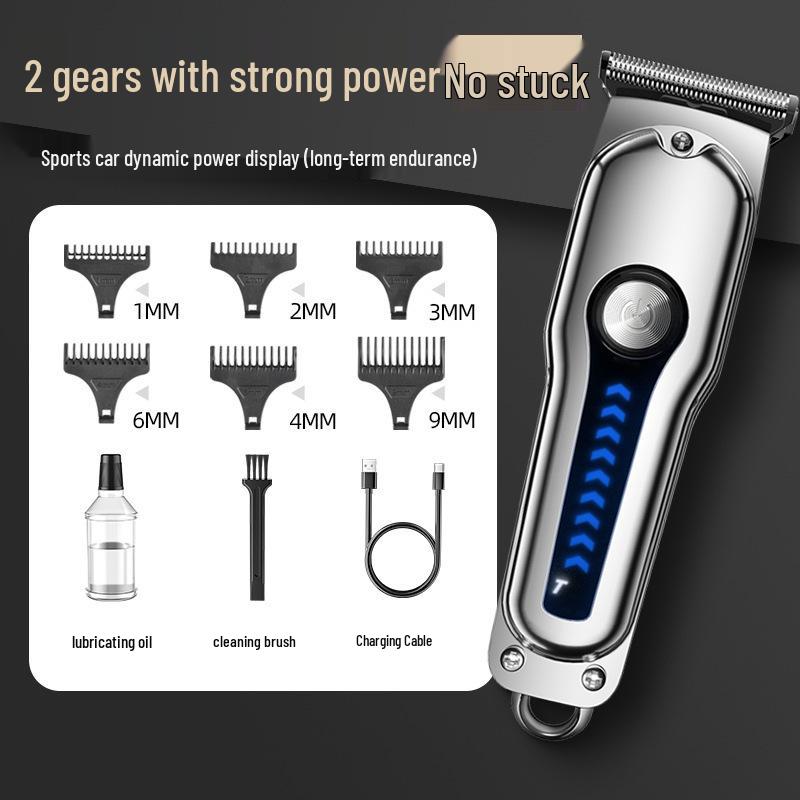 Men's Electric Bald Hair Clipper for Barber Shops & Salons