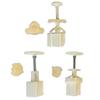 Hat Rabbits Moon Cake Press Molds Cookie Stamps Chinese MidAutumn Moon Cake Maker Decorating Tool for Making Cookie
