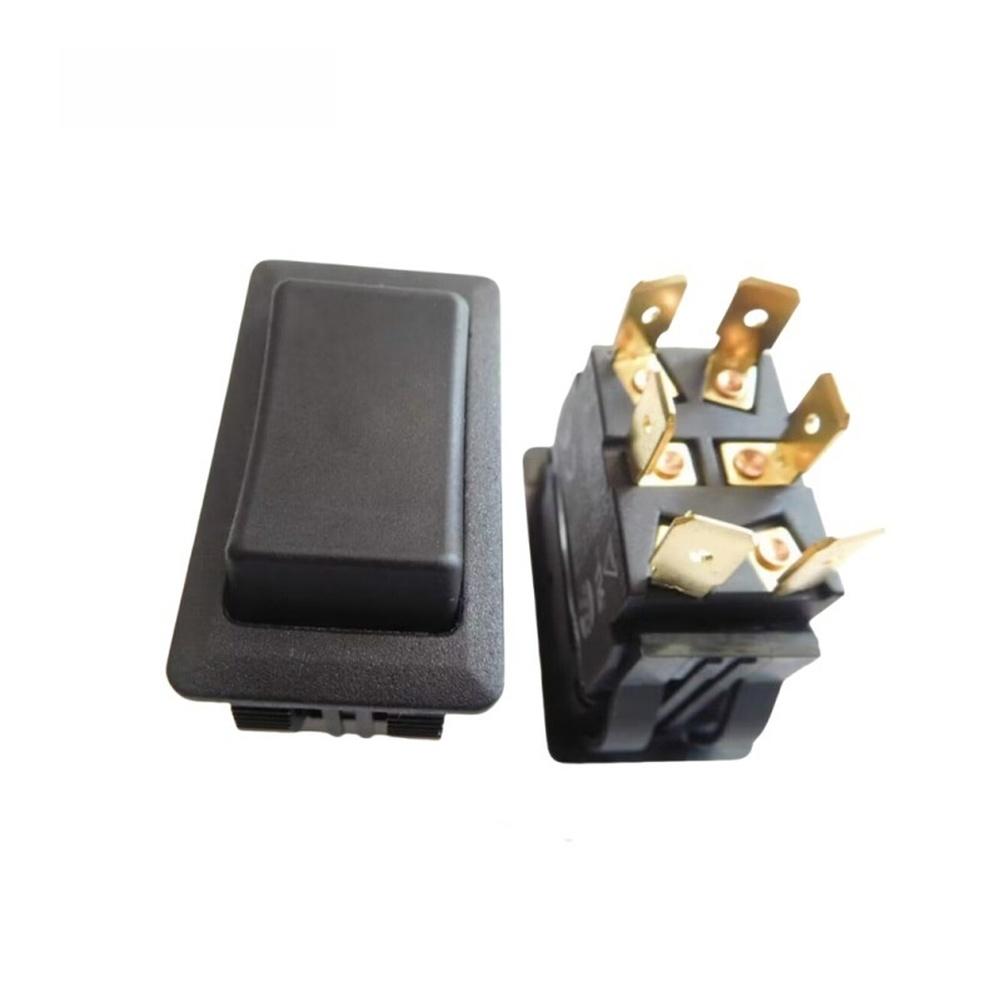 20A Self Locking Boat Switch HY60B 6 Pin Rocker Switch Waterproof Dustproof Long-lasting ABS Boat-shaped Switch Power Tools