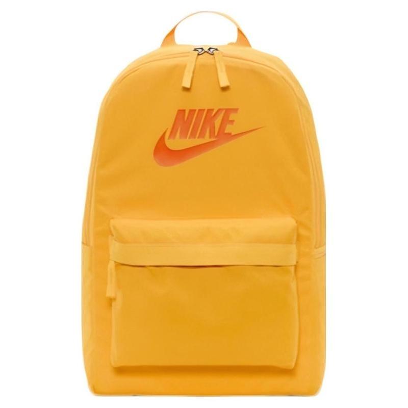 Nike Heritage Fabric Backpack Regular Unisex Hermes Orange Lightweight Casual DC4244-845