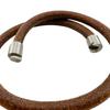 HERMES leather Iota choker Silver leather Used