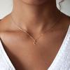 14K Gold Plated Necklaces for Women -s925 Sterling Silver Dainty Diamond Moon and Star Choker Necklace for Girls Fine Jewelry