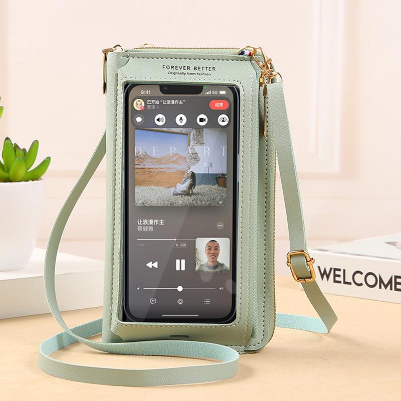 Touch Screen Phone Bag Crossbody Bags Women  Multifunctional Shoulder Wallet Mini Women's Bag Mobile Wallet Card Holder New